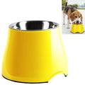 Elevated Pet Bowl with Non-Slip Stainless Steel (One Set)